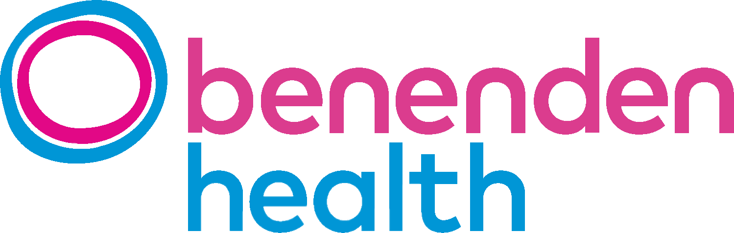benenden health logo in pink and blue