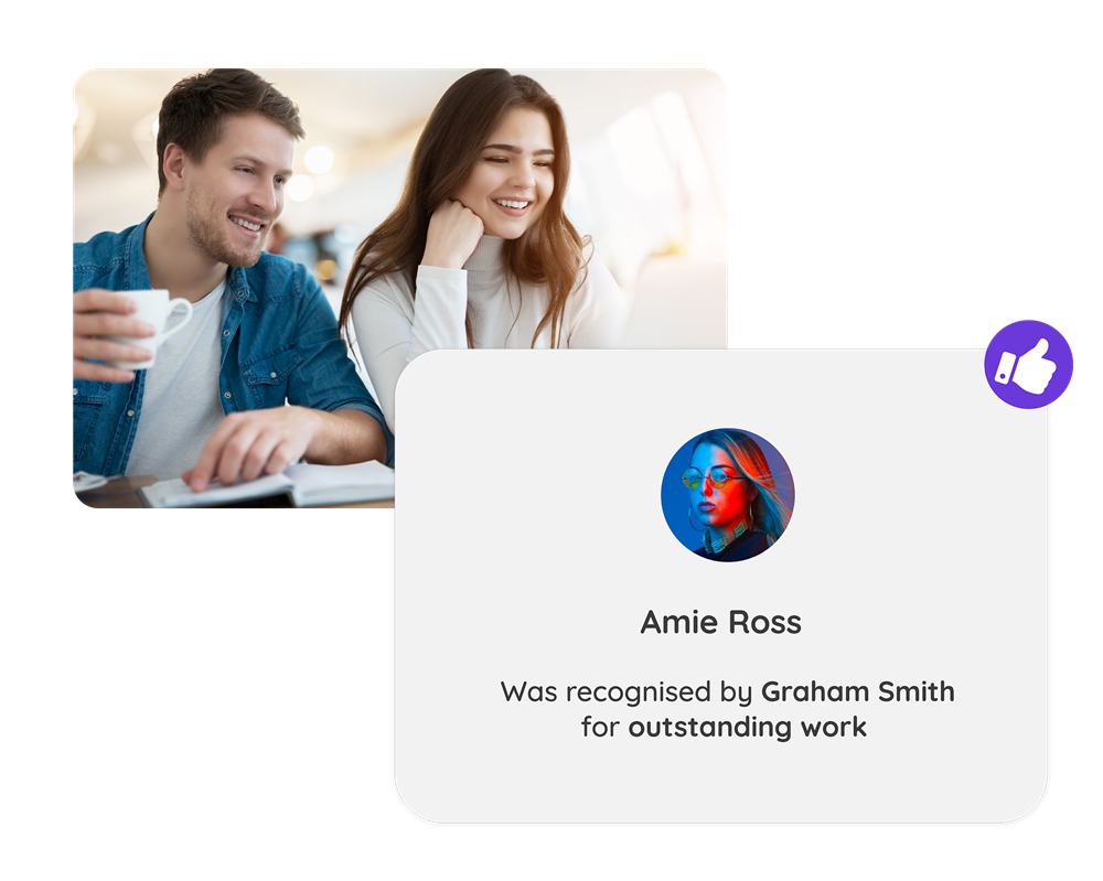 Image shows Amie Ross recognised for outstanding work