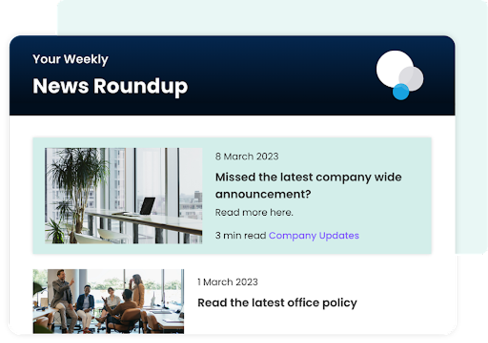 Image shows an Oak news roundup